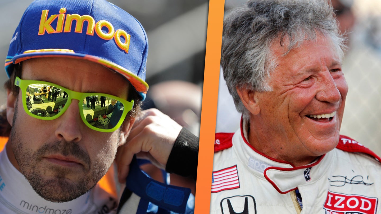 Fernando Alonso and Mario Andretti Will Go Wheel-to-Wheel in Epic Sim Race This Weekend