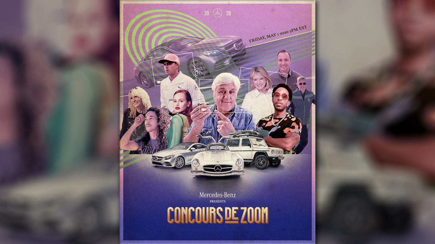Mercedes&#8217; Concours de Zoom Is Your Dream Virtual Car Show With Jay Leno, Martha Stewart, and Luda
