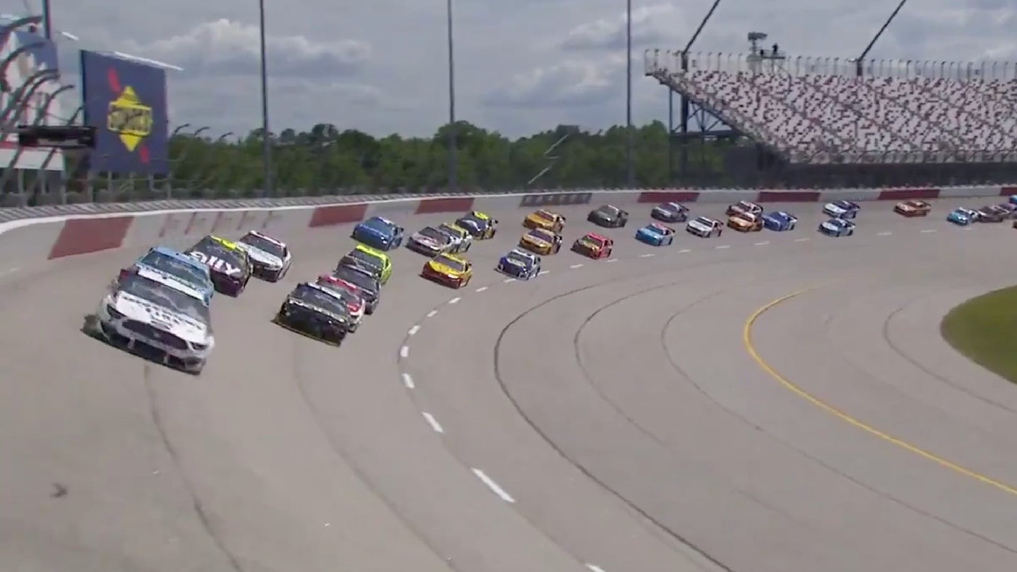 This Is What a NASCAR Race Looks Like With No One in the Crowds