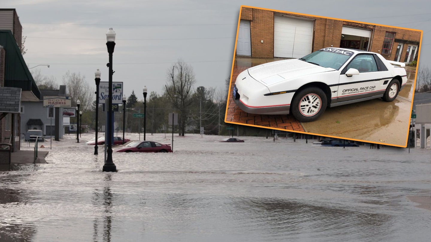 Pontiac Fiero Collection Destroyed After Michigan Dam Collapses