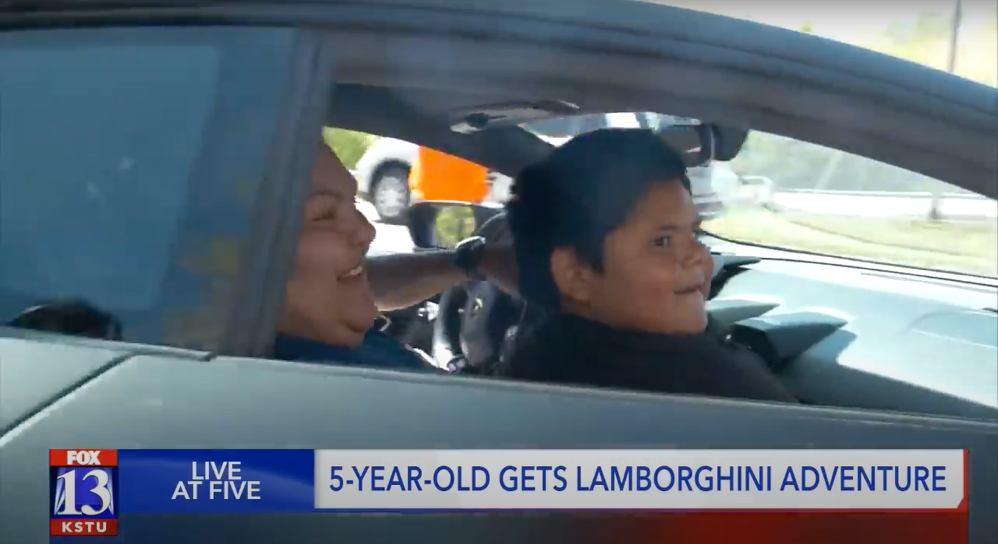 5-Year-Old Who Stole Parents’ Car to ‘Buy a Lamborghini’ Gets Ride In Real Lambo