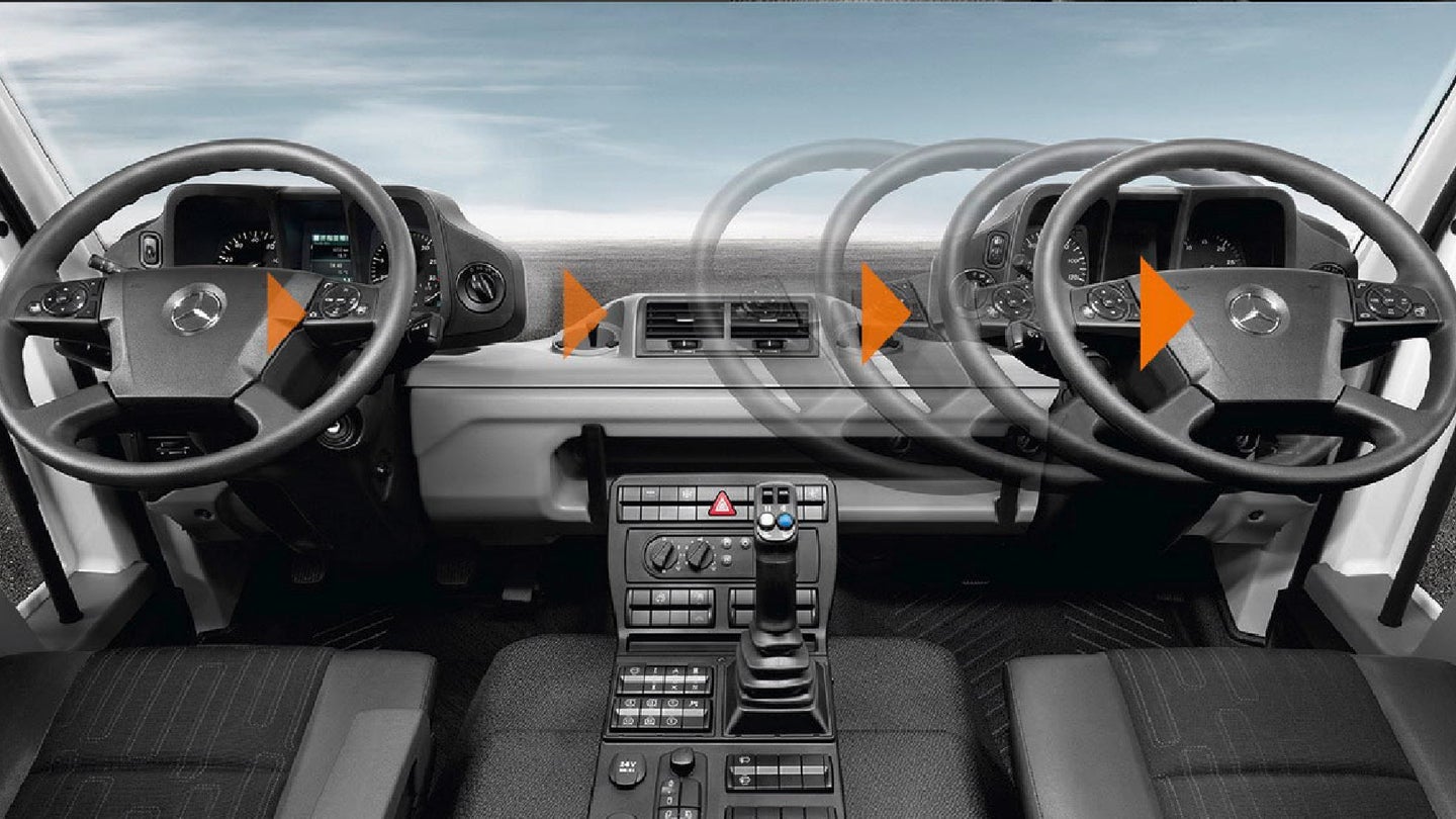 The Mercedes-Benz Unimog Has the Most Incredible Trick Steering Wheel