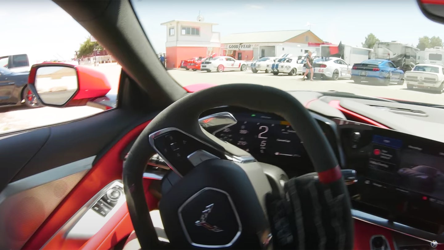 That Video of a Chevy Corvette C8 Driver Being Kicked Out of a Ford Track Day Was Staged