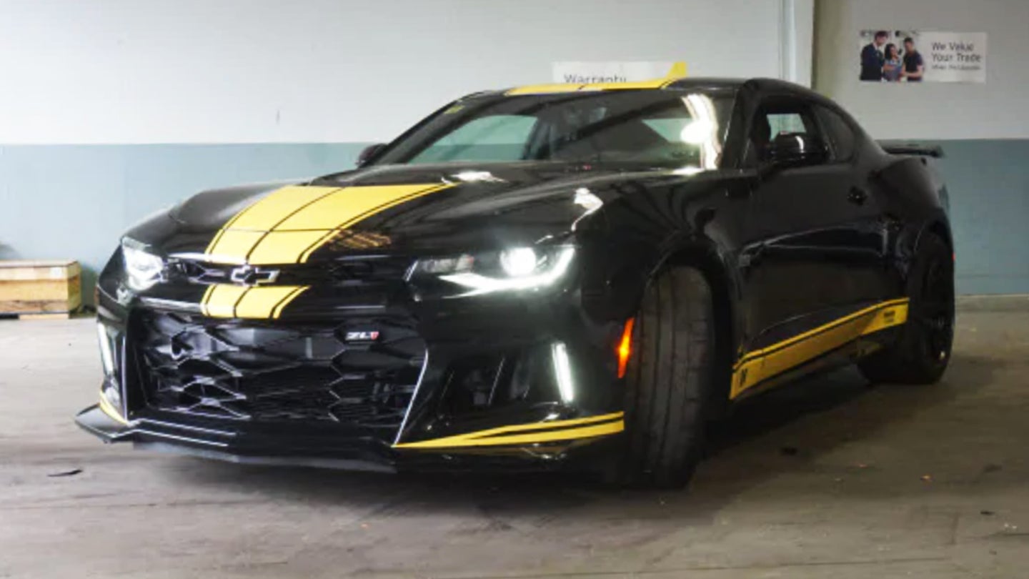 Hertz Rental Is Also Selling a Pair of Its Hendrick-Tuned 750-HP Chevy Camaro ZL1s