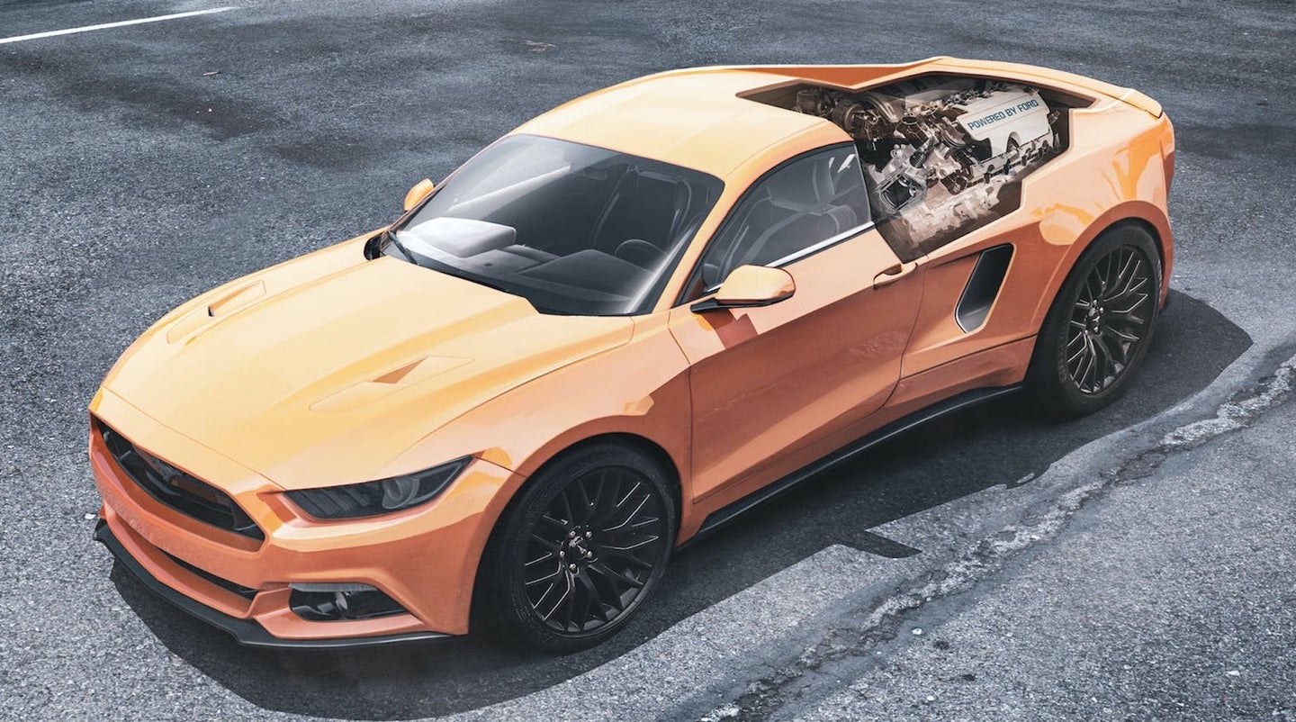Ford Mustang, Toyota Supra, Acura NSX and More Reimagined with Engines in the Wrong Place