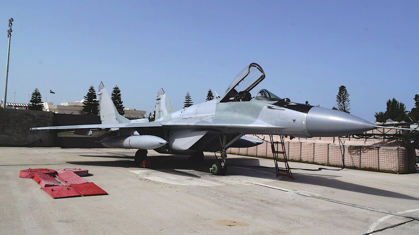 Close-Up Images Emerge Of Unmarked MiG-29 Fighters At Russia’s Air Base In Syria