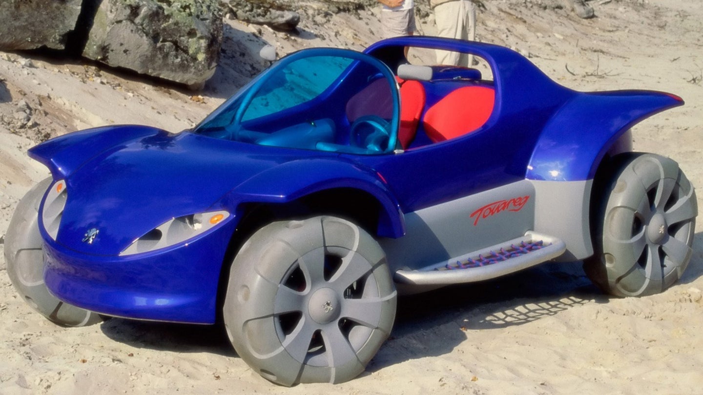 The 1996 Peugeot Touareg Concept Was a Fully-Functional, Life-Sized Toy Car