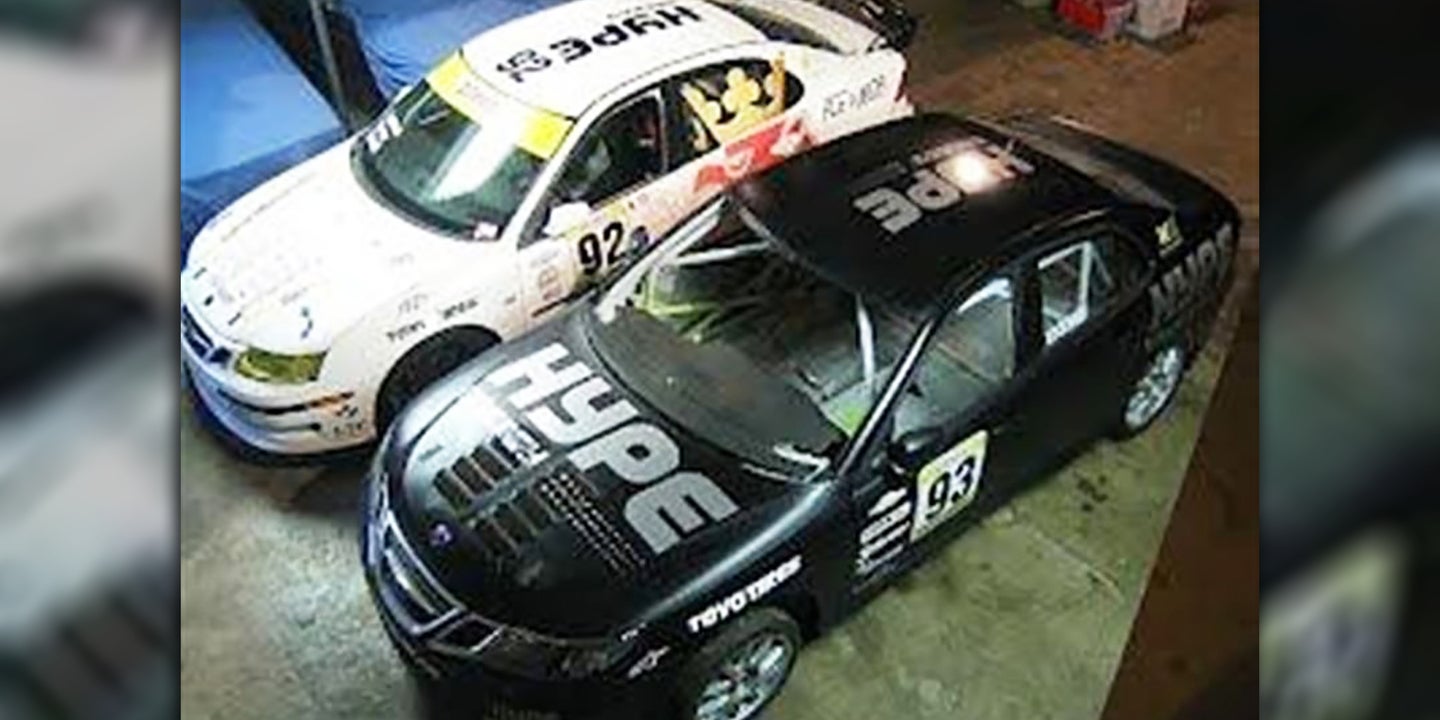 This Duo of Legit Saab 9-3 Touring Cars Could Be Your Ticket to Track Day Glory