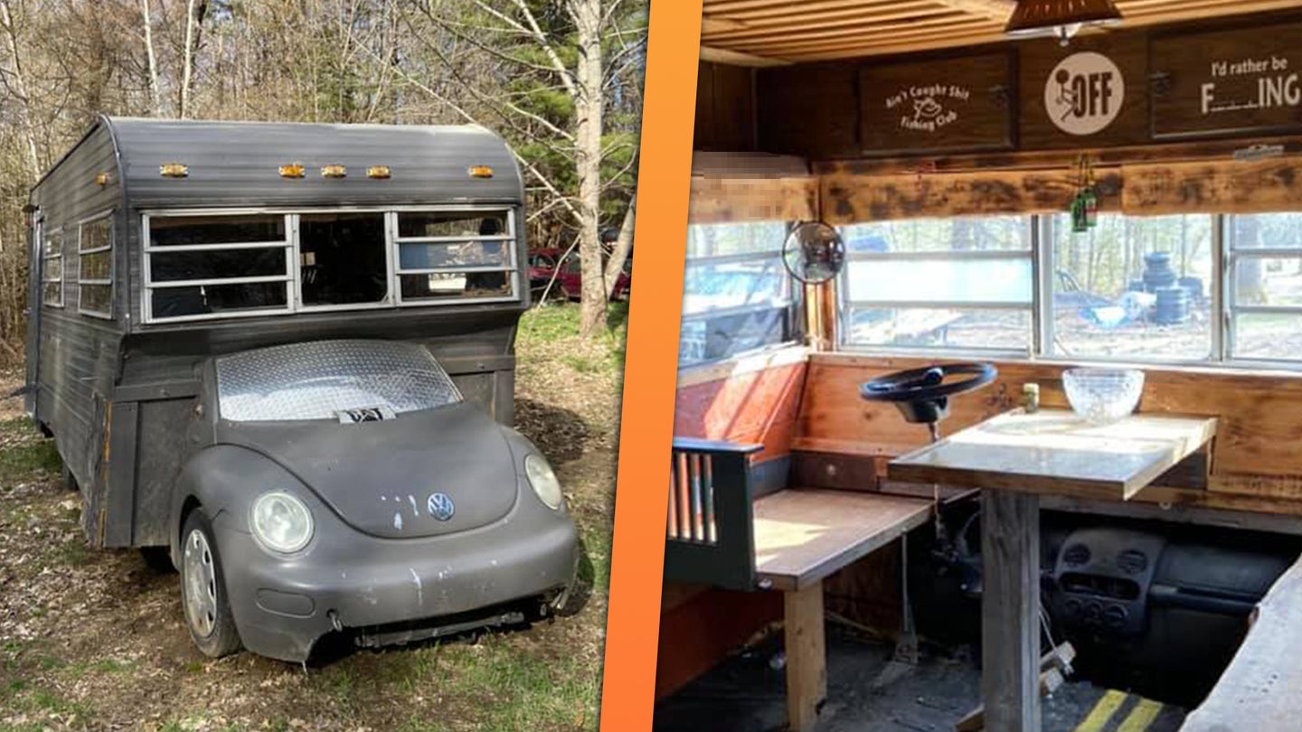 The Summer of Bad Ideas Starts With This $600 VW Beetle Camper…Thing