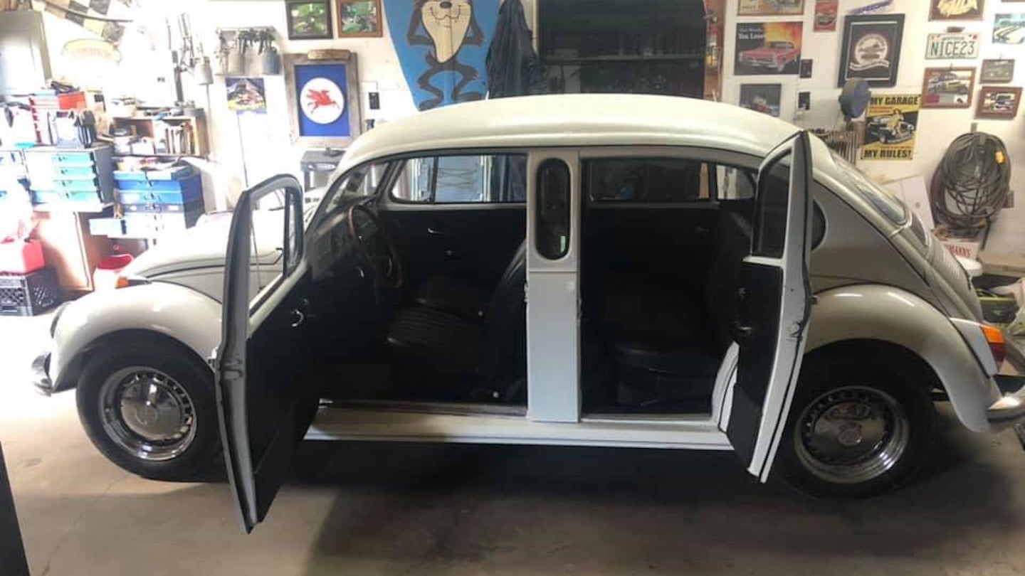 Four-Door 1965 VW Beetle Can Probably Fit 20, 30 Clowns