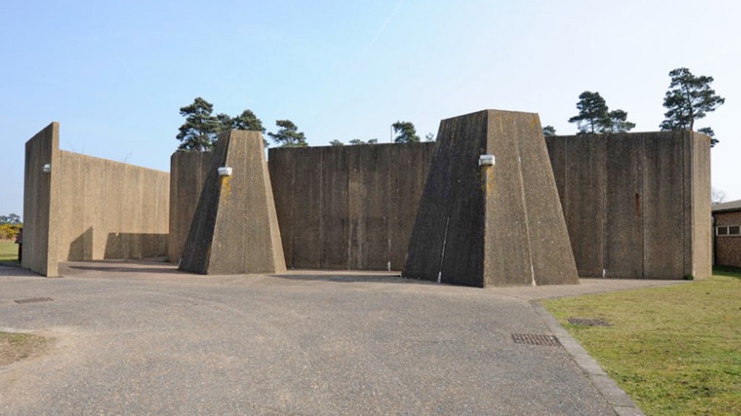 RAF Bentwaters Has This Bizarre-Looking Cold War Bunker Called The Star Wars Building