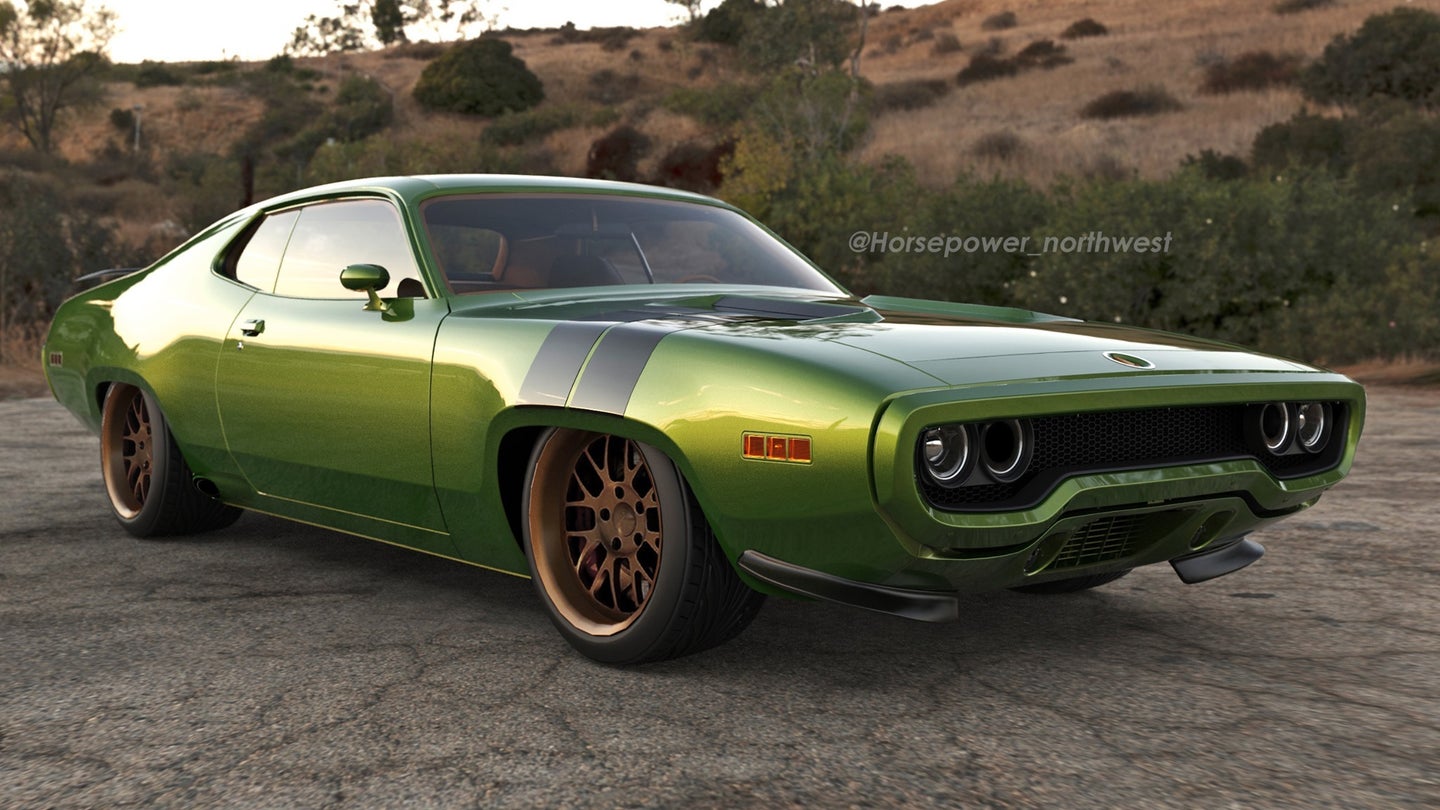 This Reinforced 1971 Plymouth Road Runner Packs A V10 From A Viper