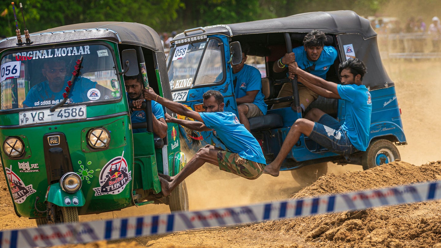 Three-Wheeled Tuk-Tuk Racing Is Real, and Even Better Than It Sounds