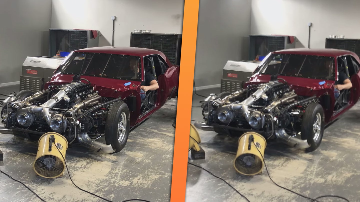 2,740 HP Is Almost Enough to Lift This LS-Swapped Classic Chevy Camaro Off the Dyno