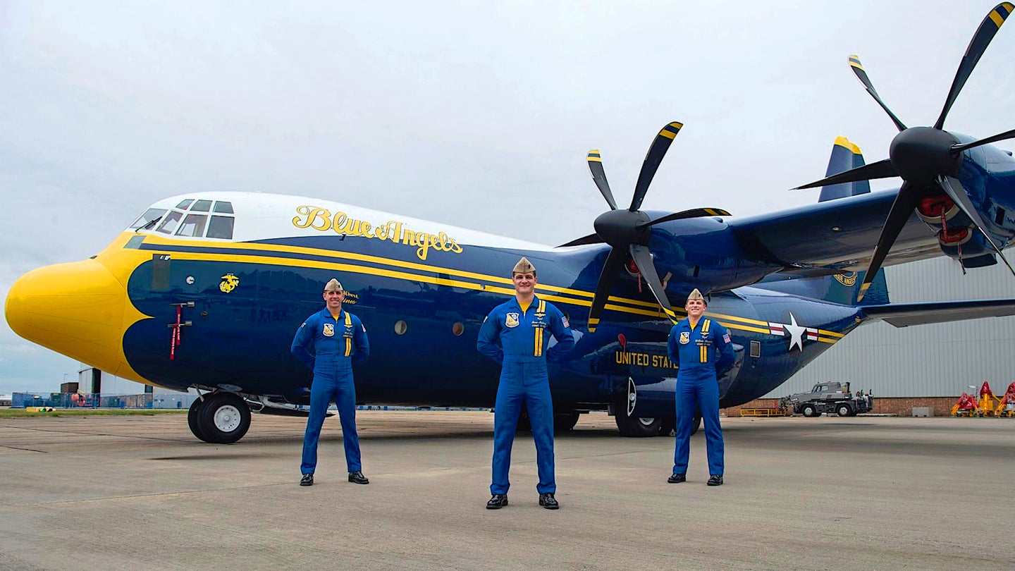 Check Out The Blue Angels&#8217; New Fat Albert C-130J In All Its Glory