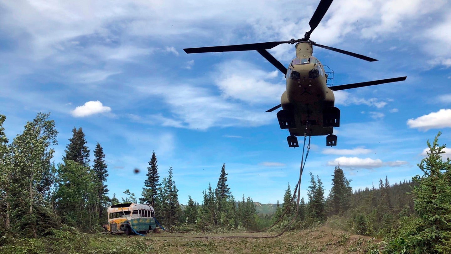 <em>Into the Wild</em> Bus Removed By Nat&#8217;l Guard Because Hikers Kept Risking Their Lives to See It