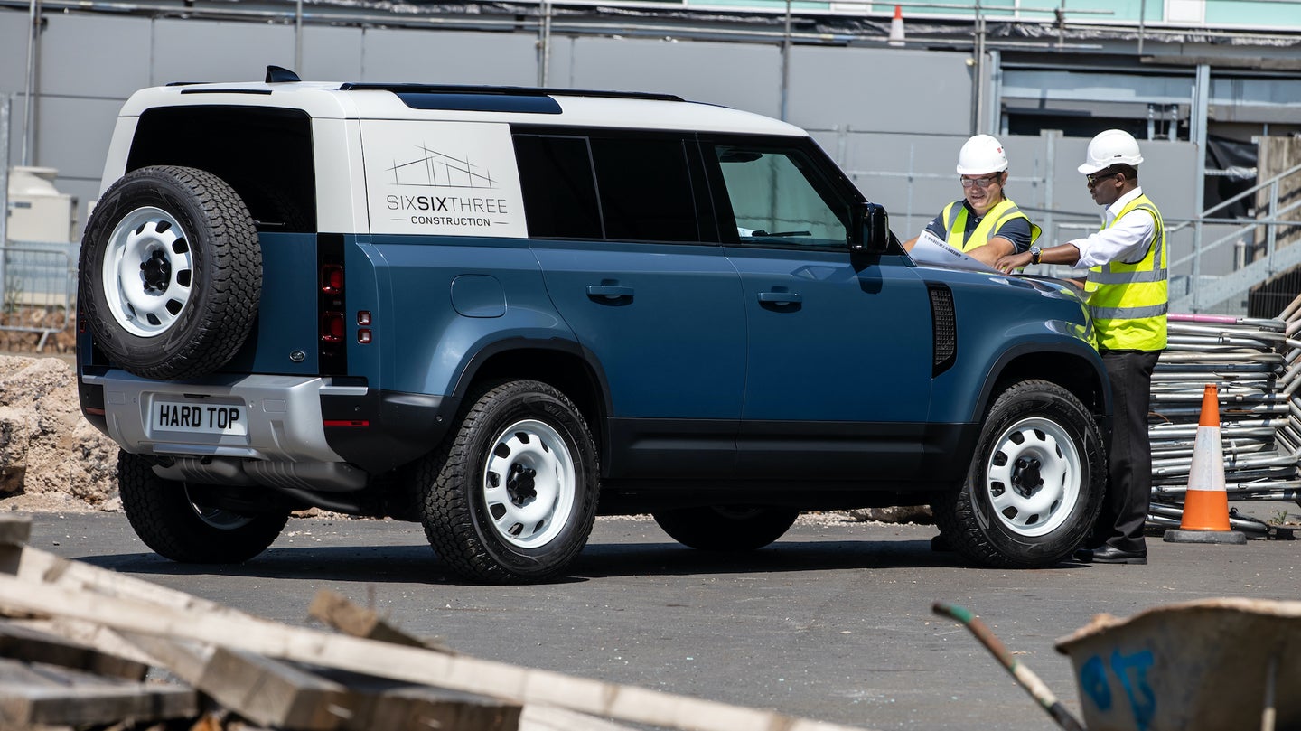 The 2021 Land Rover Defender Reports for Work Van Duty, In ...