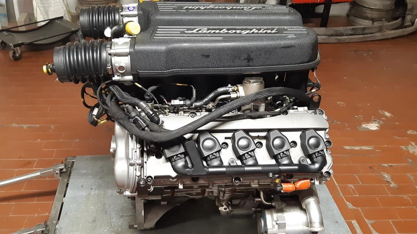 What Plebeian Car Would You Swap This Lamborghini Racing Engine Into?