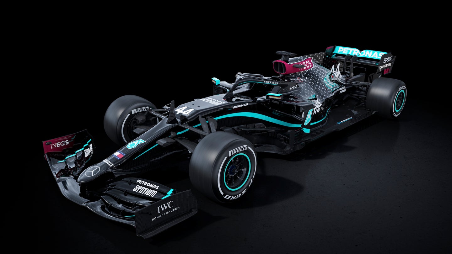 Mercedes-AMG F1 Team Blacks Out Silver Arrows in Stand Against Racism