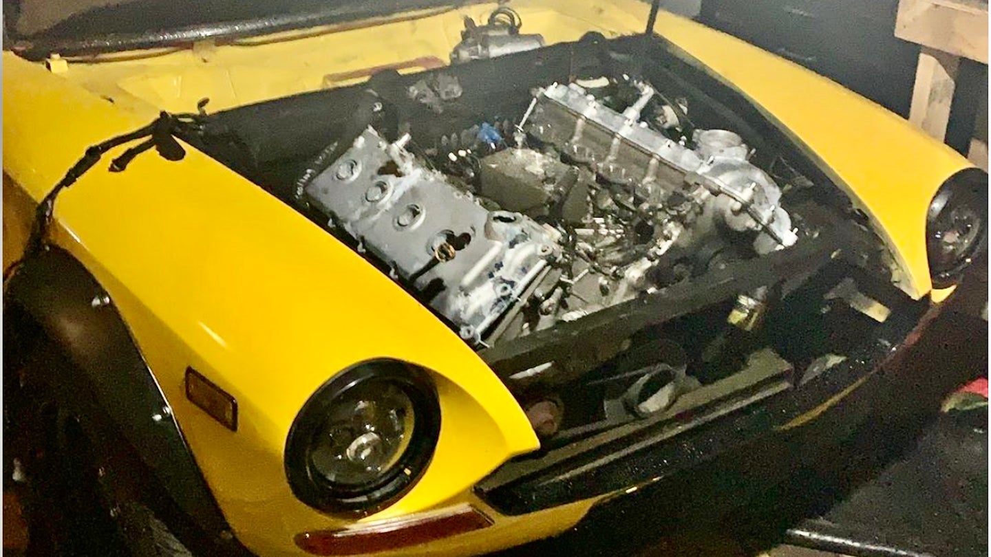This Family’s Ferrari V8-Swapped Fiat 124 Spider Is Our New Favorite Project