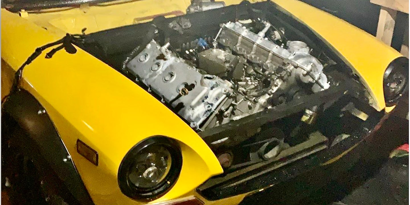 This Family’s Ferrari V8-Swapped Fiat 124 Spider Is Our New Favorite Project