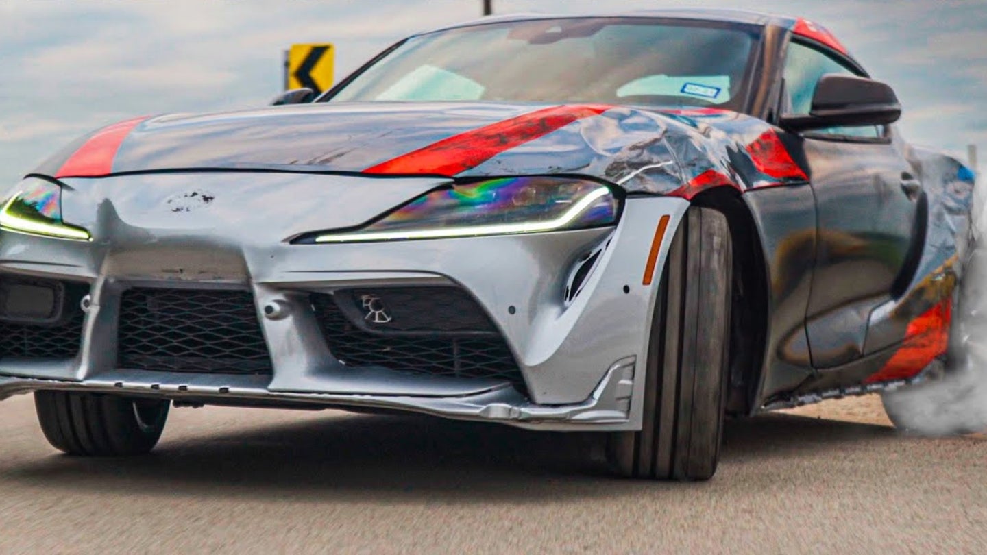This Wrecked 2020 Toyota Supra Has Been Reborn for Track Days