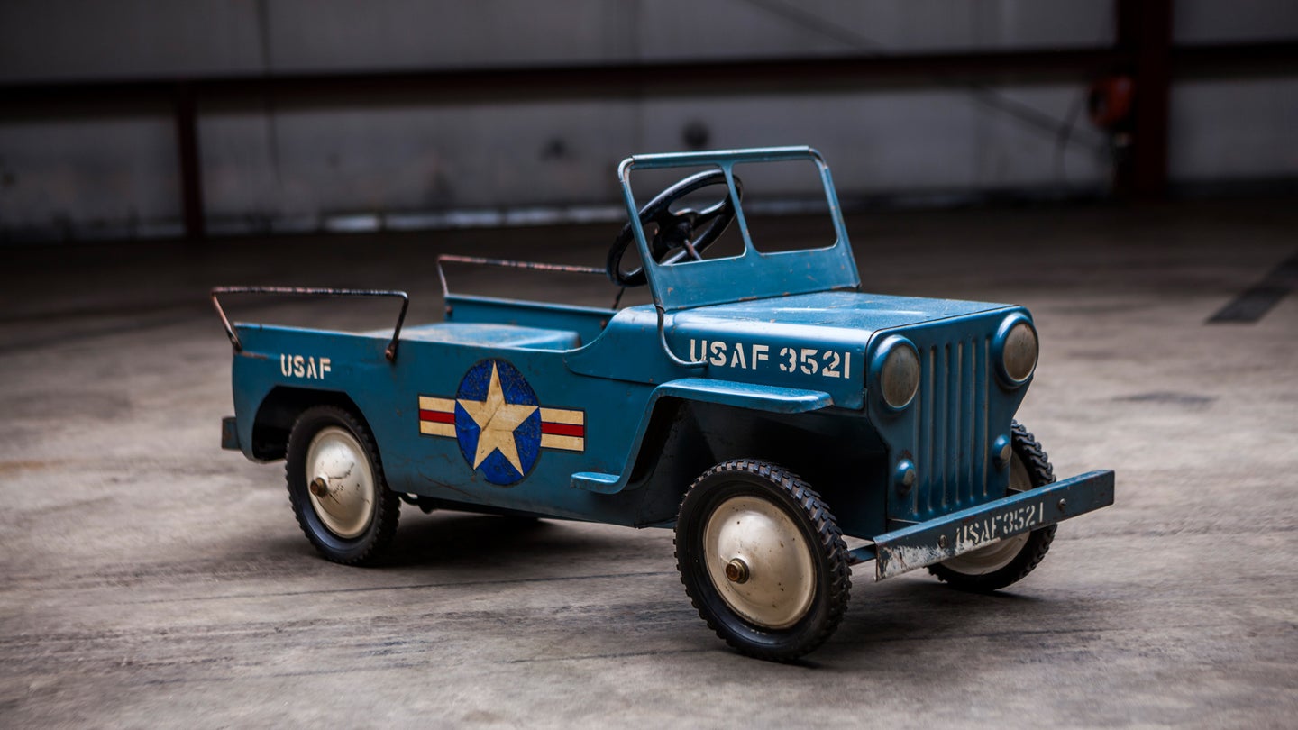 This Rare US Air Force Jeep Pedal Car From 1958 Has Really Shot Up in Value