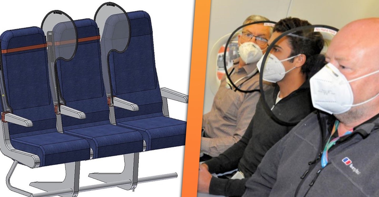 Airlines Might Use This Basic Shield to Protect Passengers From Coronavirus