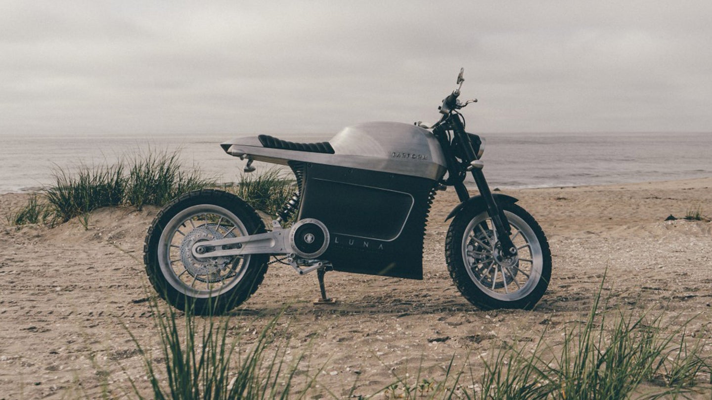 The Tarform Luna Is a Retro-Styled Electric Motorcycle Made of Stuff That&#8217;s Good for the Planet