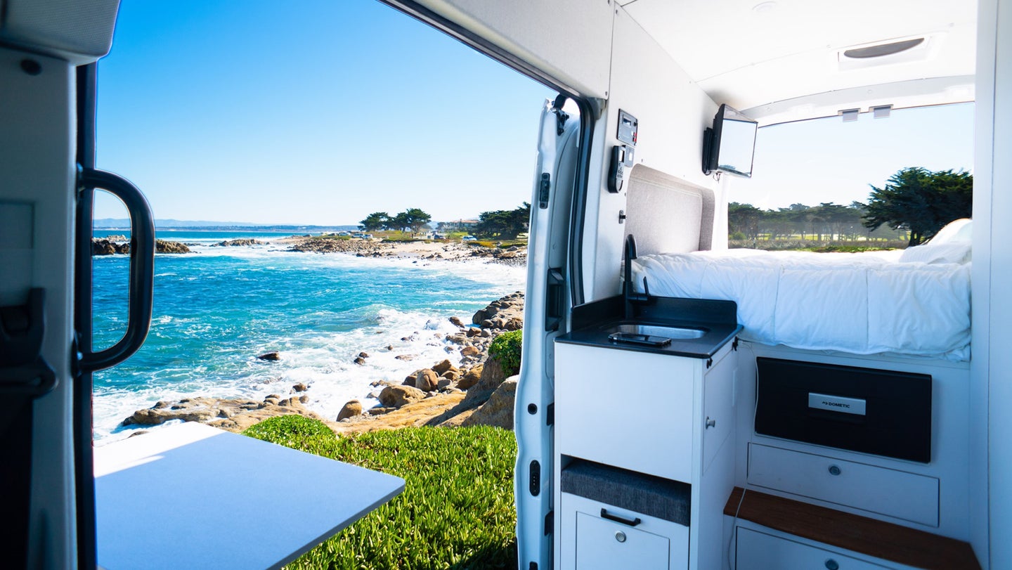 Beat Quarantine by Camping In A Ford Transit Camper Van for $200 a Night