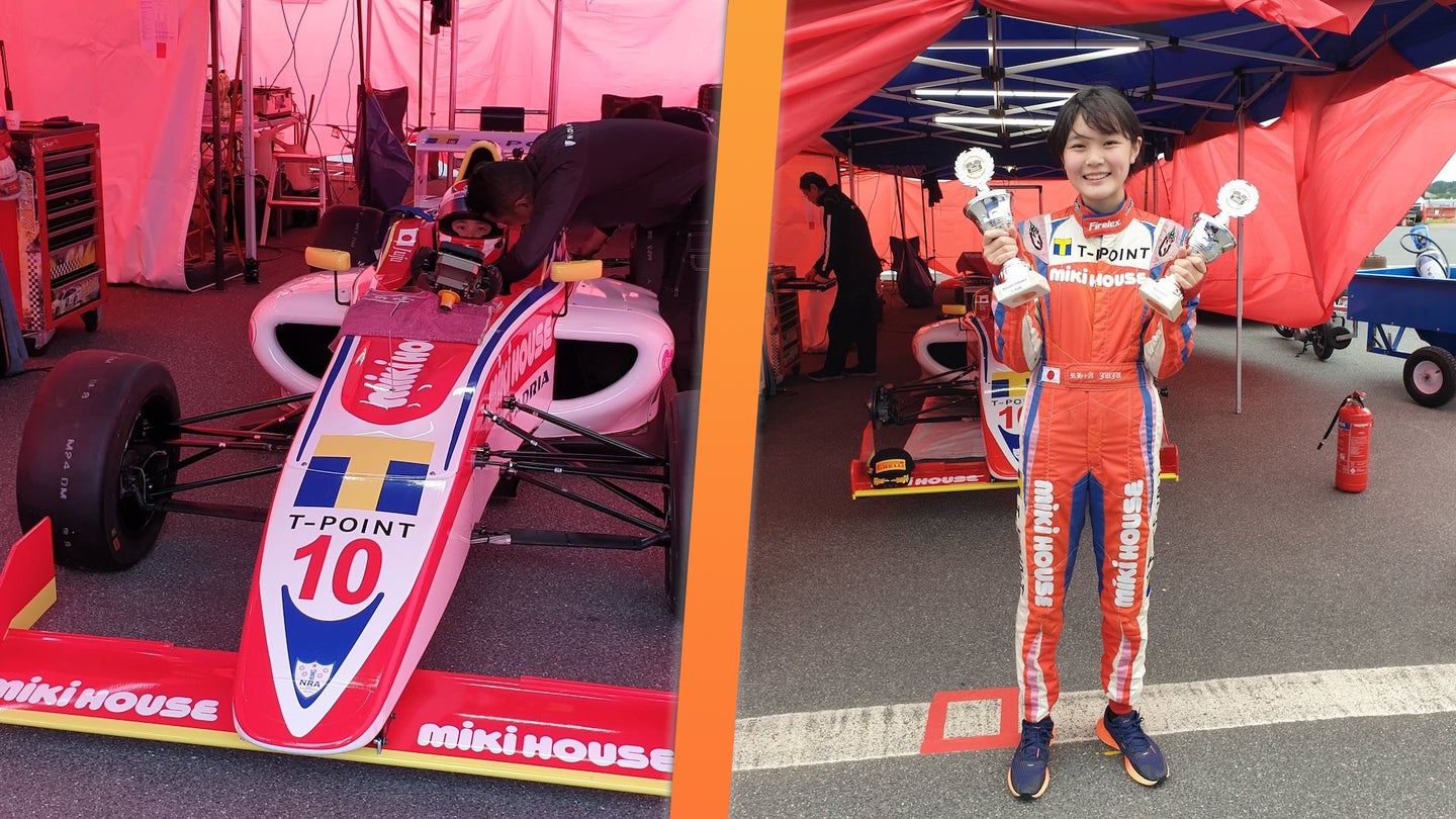 14-Year-Old Juju Noda Wins From Pole in Her First F4 Race