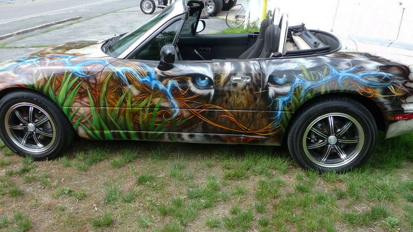 Don’t Sleep on the Artistic Brilliance of This Airbrushed 1994 Mazda MX-5 Miata