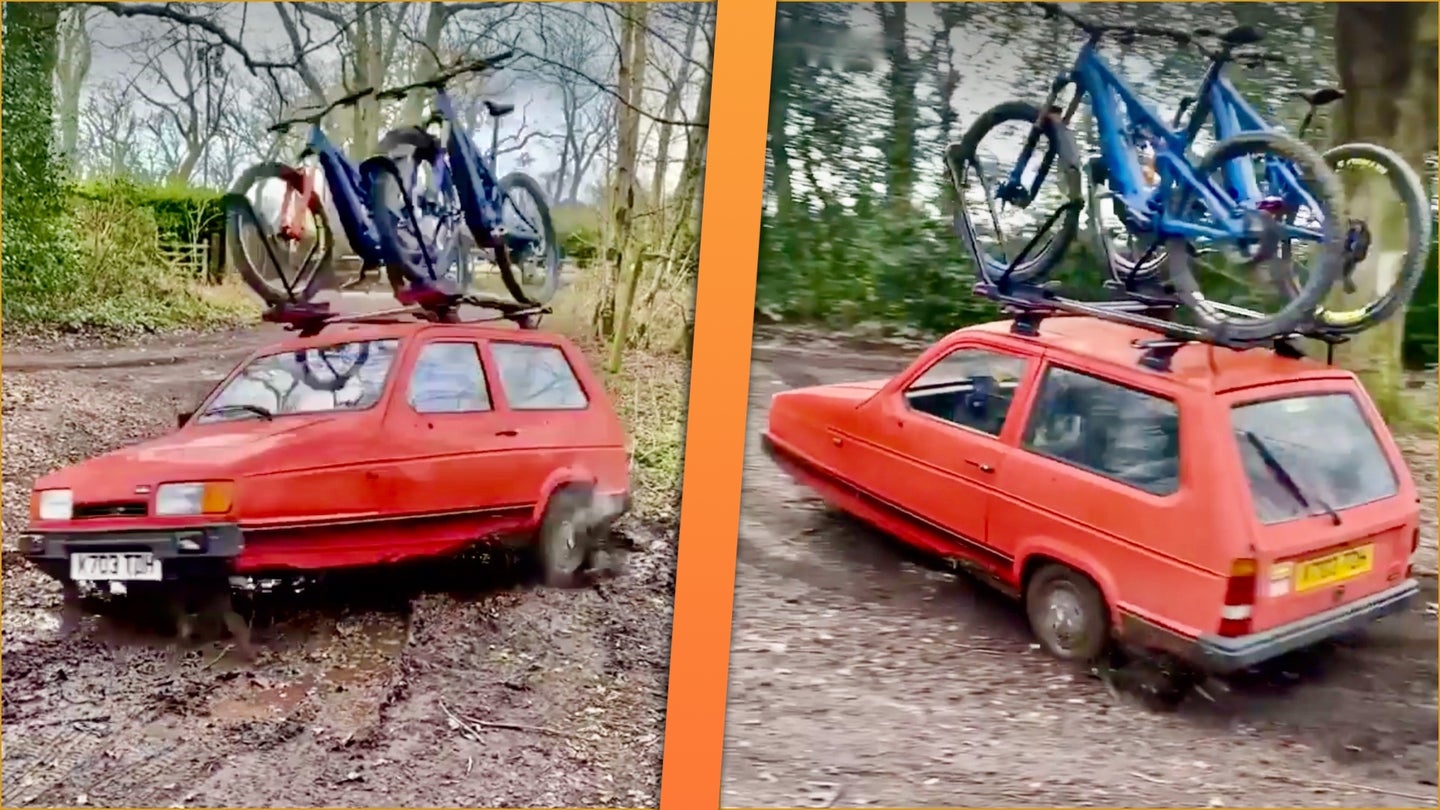 Meet the Mad Genius Who Does Off-Road Adventures in a Three-Wheel Reliant
