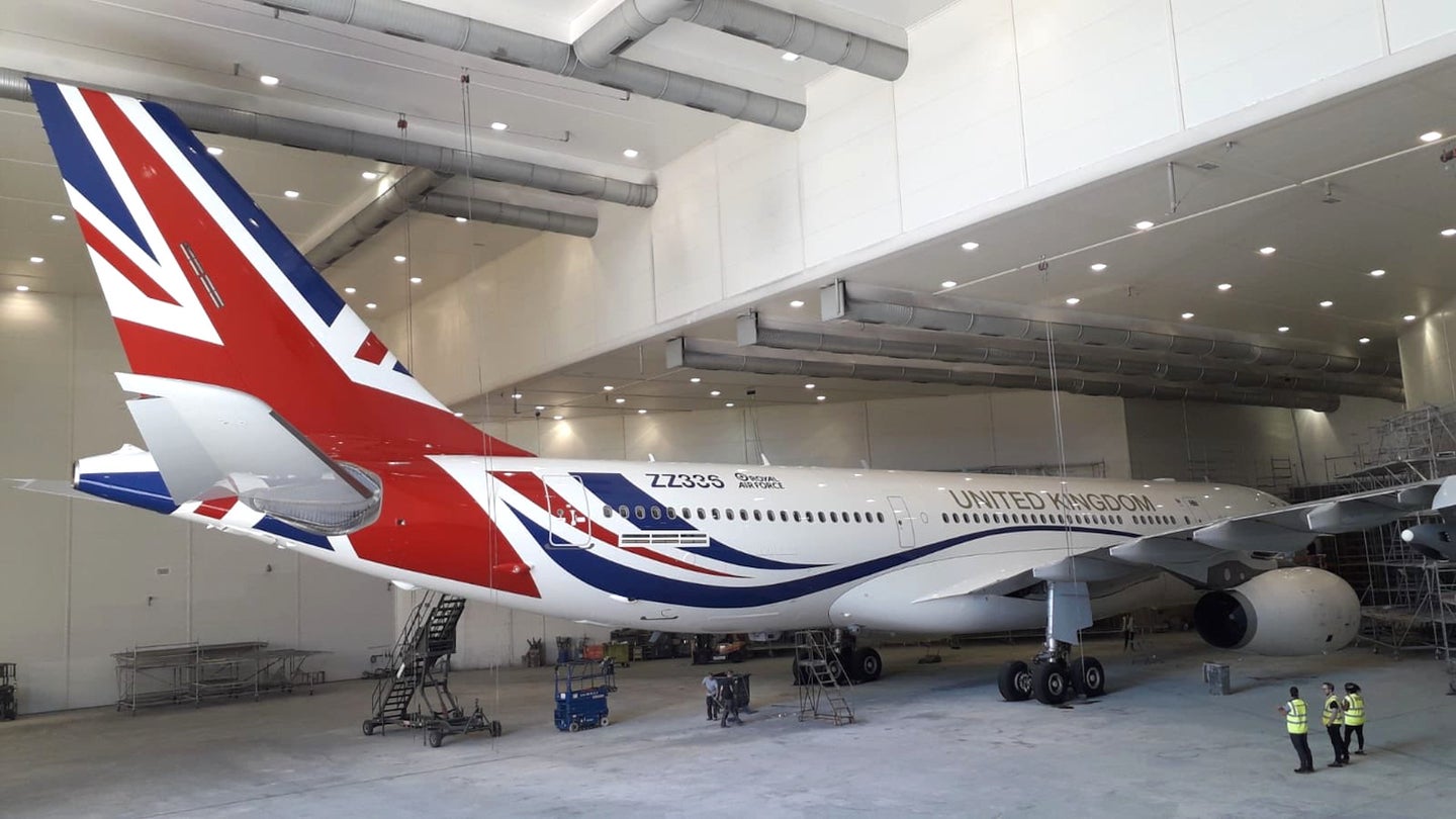 Behold The Controversial $1.1M Paint Job On The United Kingdom’s Version Of Air Force One (Updated)