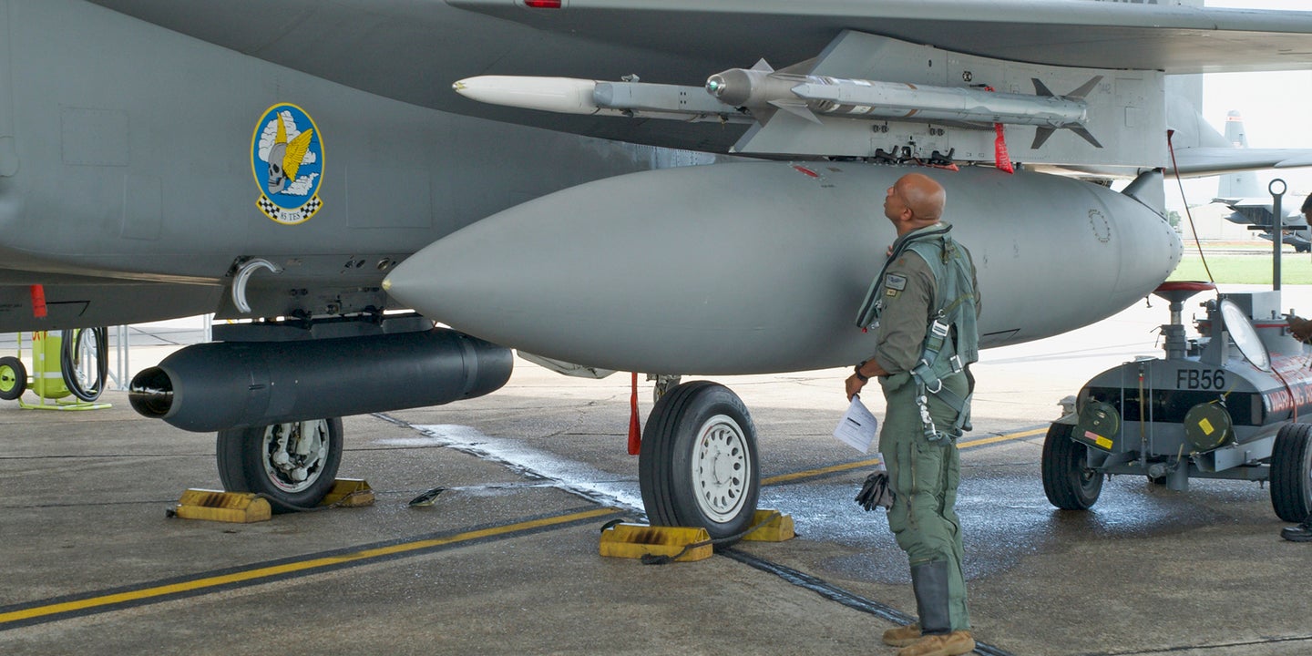 F-15 Uses New Infrared Search And Track Pod To Shoot Down Target With AIM-9X Sidewinder