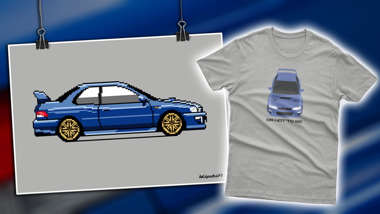 Celebrate the Almighty Subaru 22B’s 22nd Birthday with The Drive‘s New Blipshift Merch