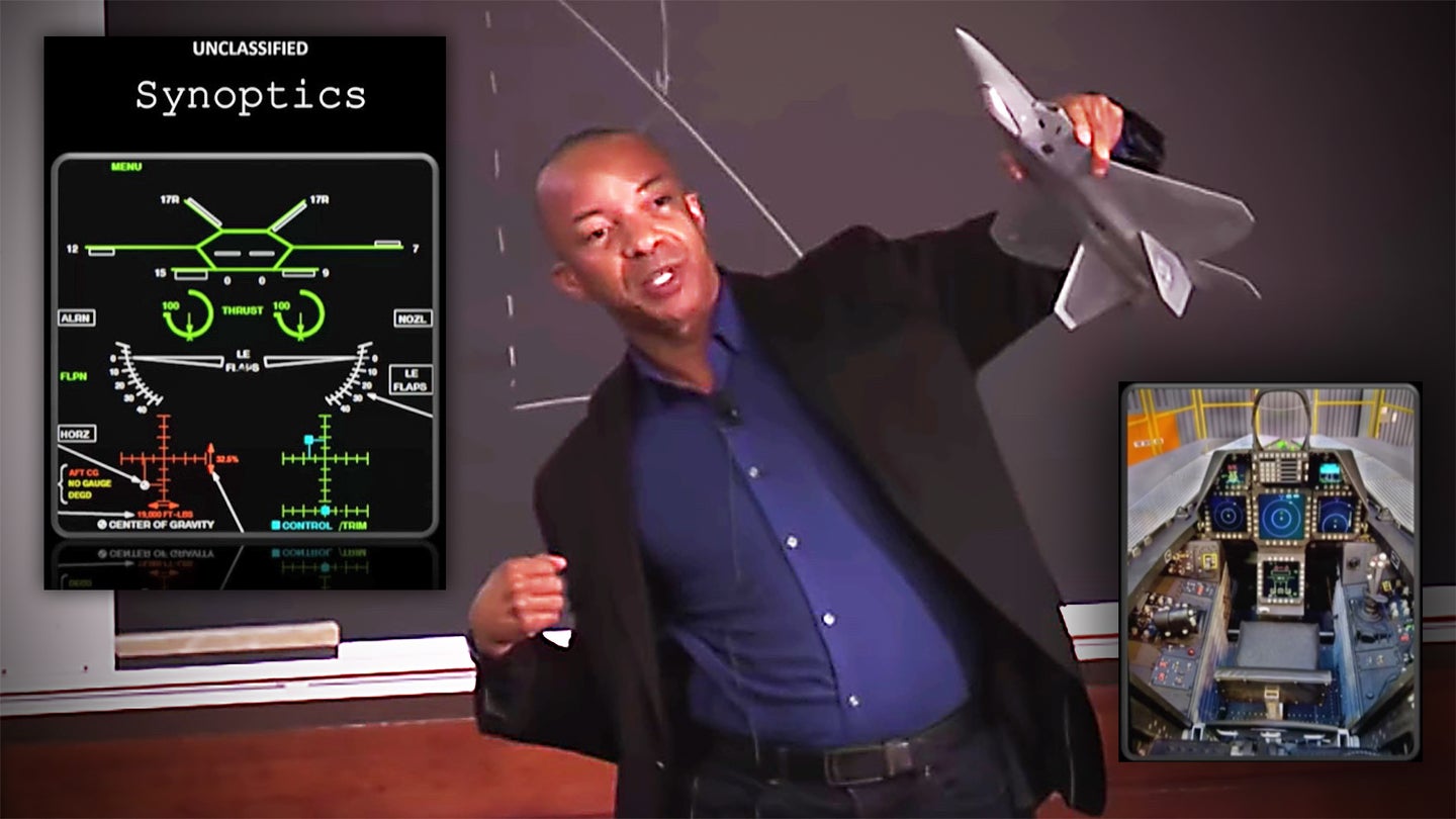 This Lecture By An F-22 Test Pilot On The Raptor&#8217;s Flight Control System Is Bonkers