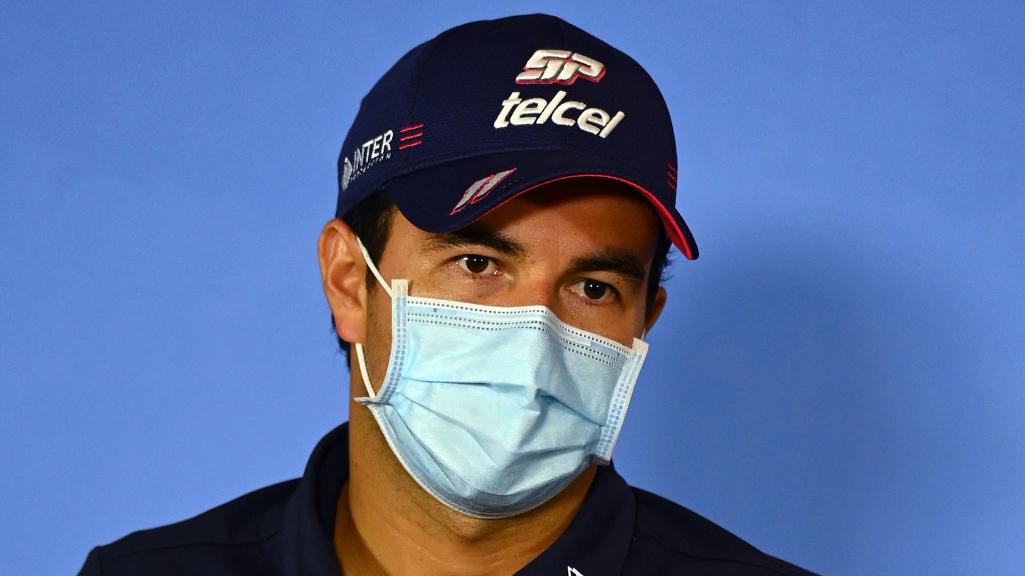 Formula 1 Driver Sergio Perez Tests Positive for COVID-19