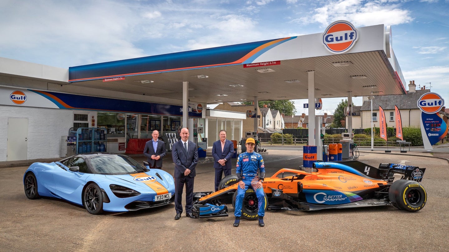 McLaren Is Bringing the Classic Gulf Oil Livery Back to Formula 1