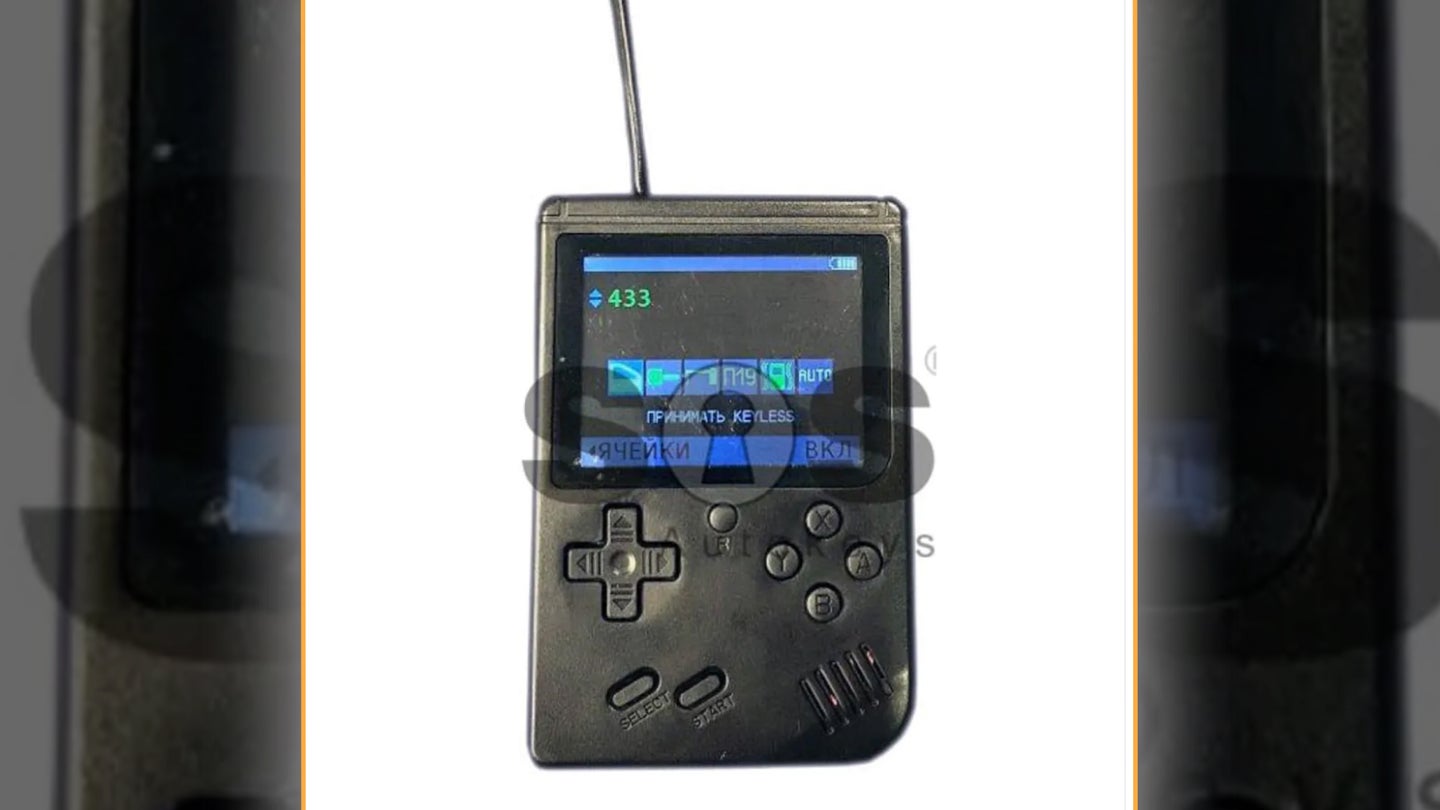 This $25,000 ‘Game Boy’ Is Made For Stealing Cars, Not Playing Tetris