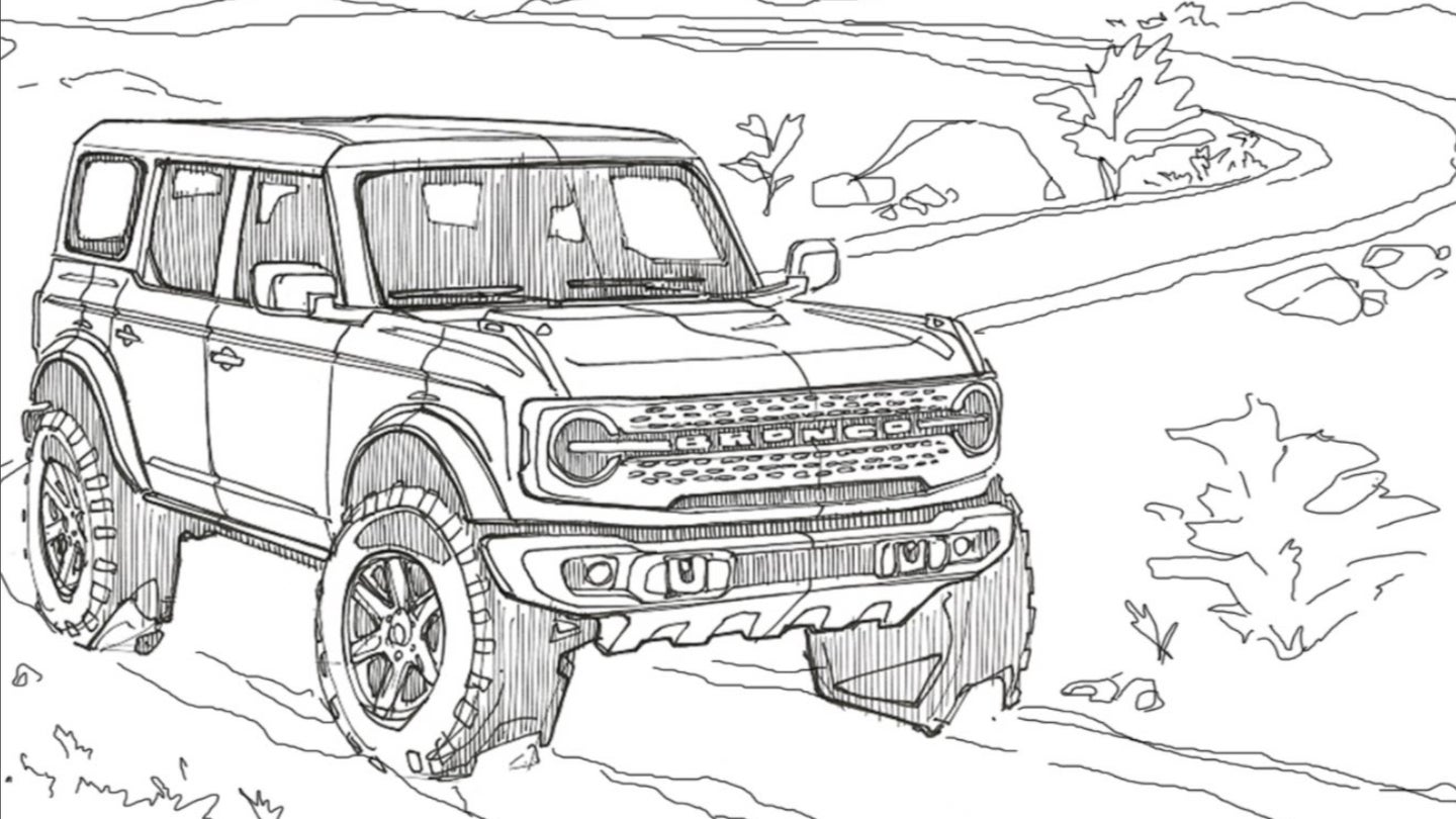 Keep the Kids Busy (And Yourself Too) With These 2021 Ford Bronco and F-150 Coloring Pages