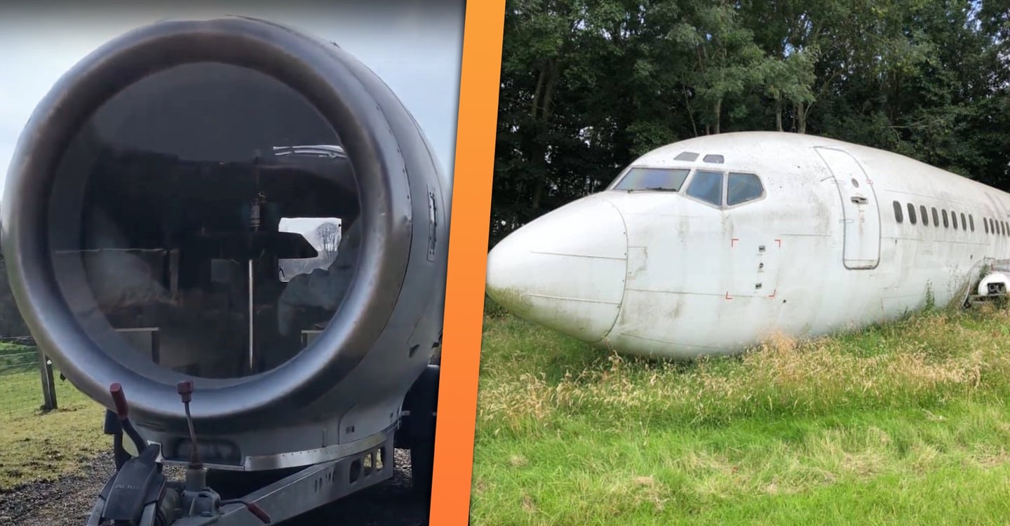 A Boeing 737 Is Being Turned Into a Mobile Home by the Genius Behind the Jet Engine Camper