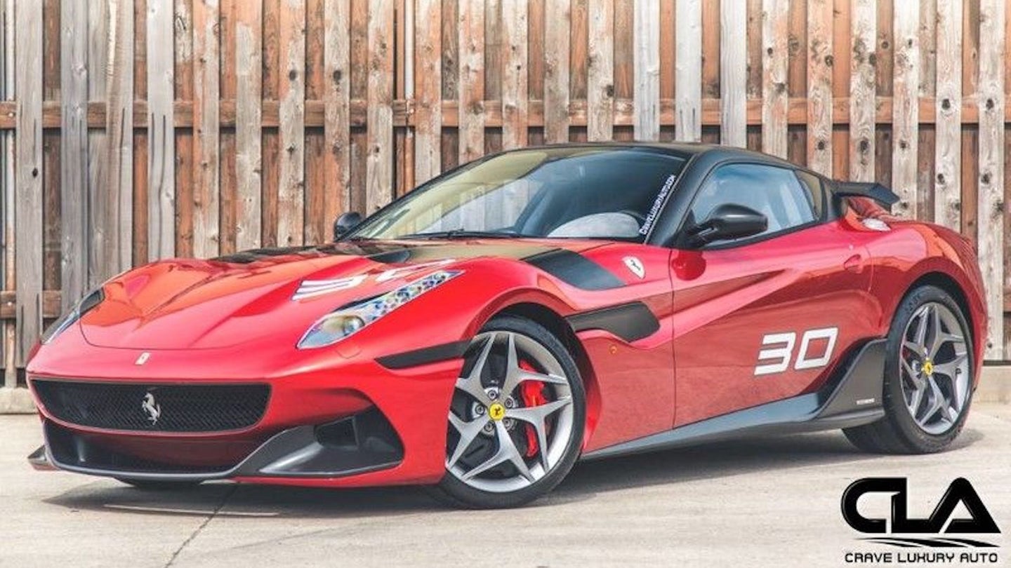 Ferrari Made This One-Off SP30 in 2012, and Nobody Wants to Buy It