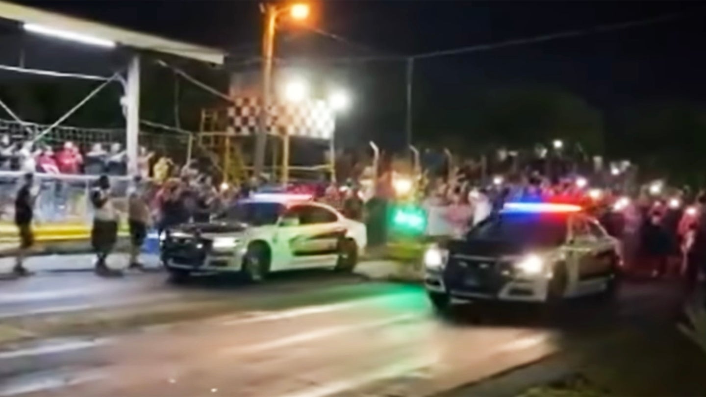 Texas Cops Under Investigation for Racing Their Patrol Cars at Local Drag Strip