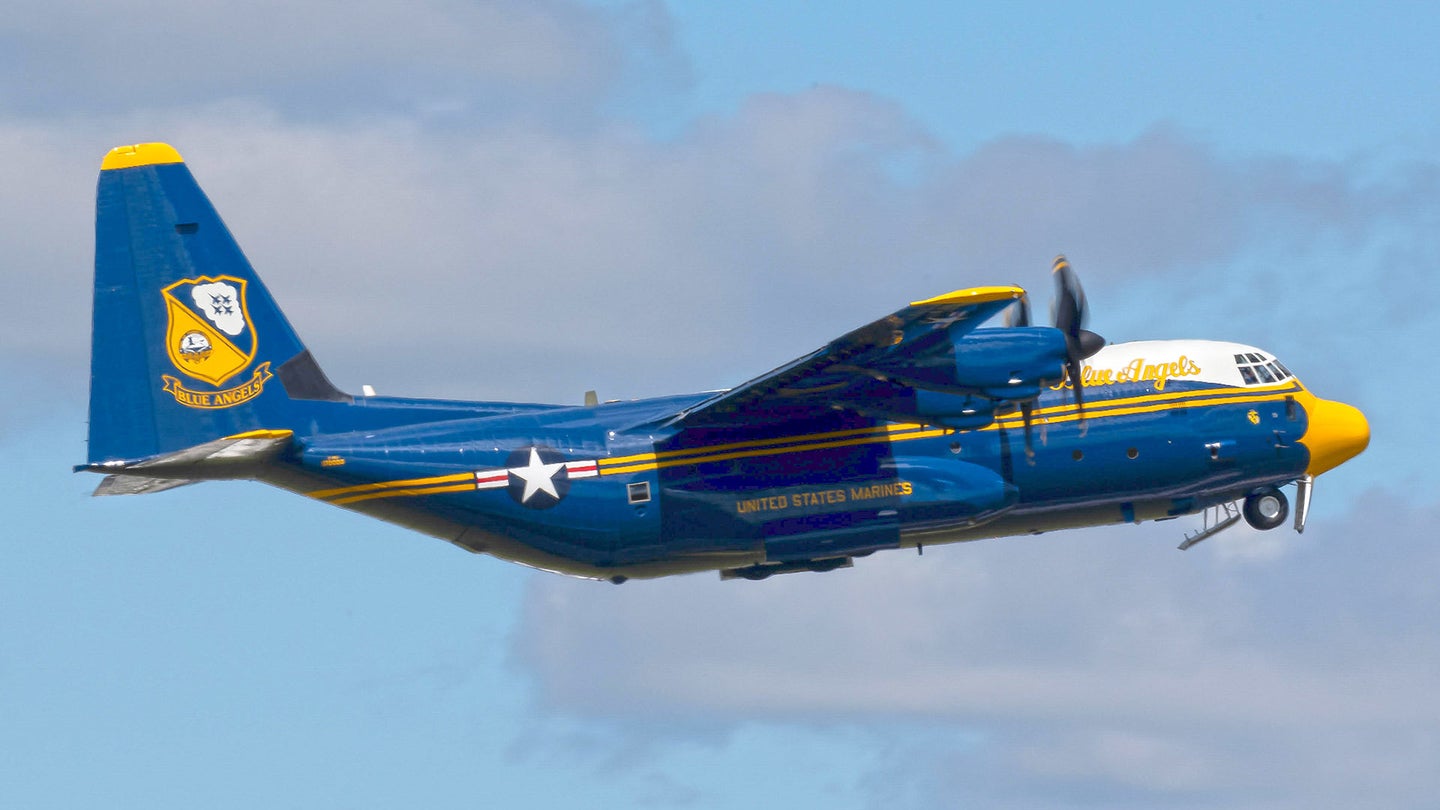 The Blue Angels’ New Fat Albert C-130J Has Flown For The First Time