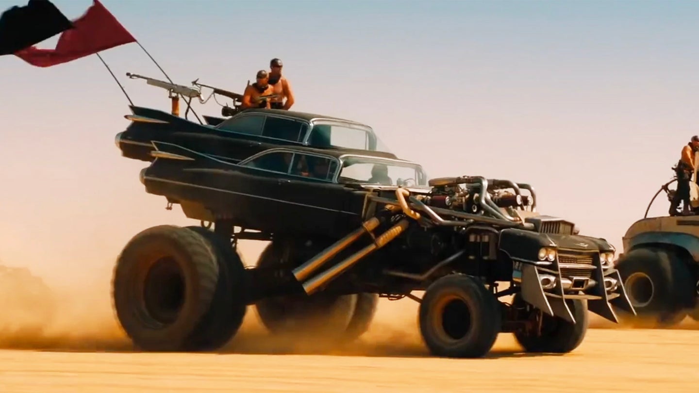 The Double Cadillac Monster Truck from Mad Max: Fury Road Had a Real Supercharged V16