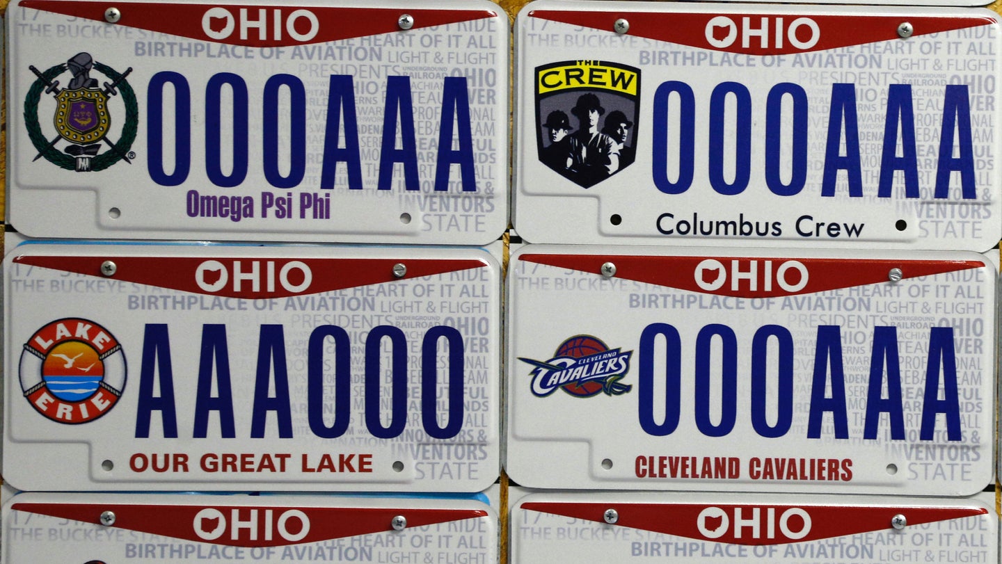 Great News: Ohio Ditches Front License Plates