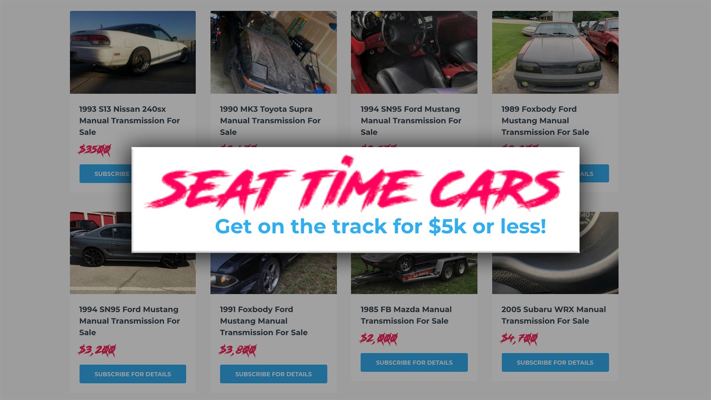 This Site Tracks Down All the Cars With Manual Transmissions Under $5,000