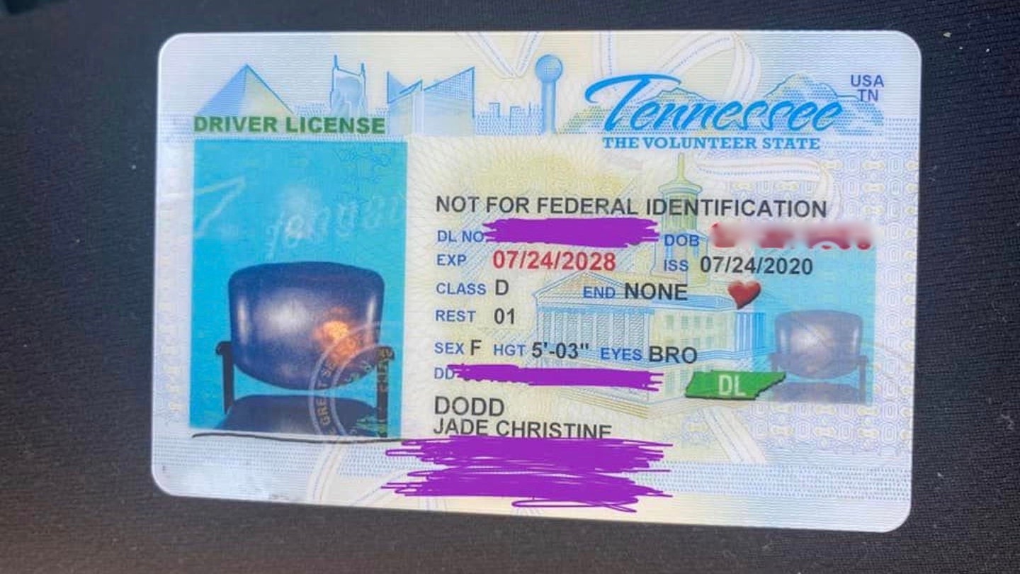 Tennessee DMV Accidentally Switches Woman’s Driver’s License Photo With Picture of a Chair