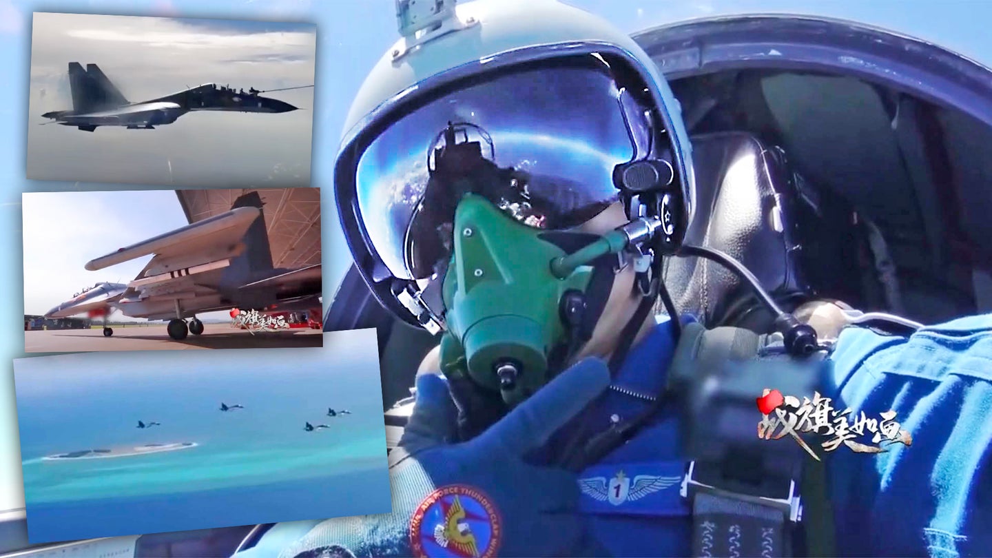 Video Of Chinese Fighters Over South China Sea Gives Insight Into Long-Range Missions